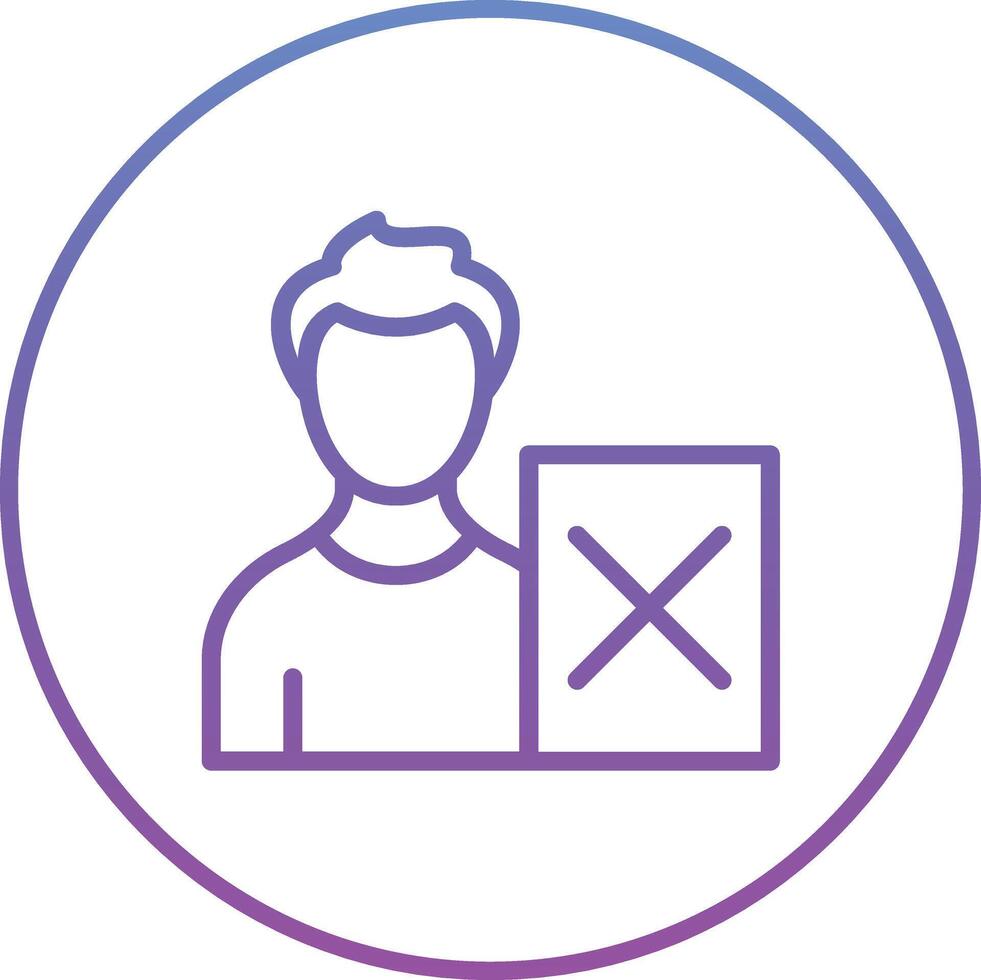 Disqualified Vector Icon