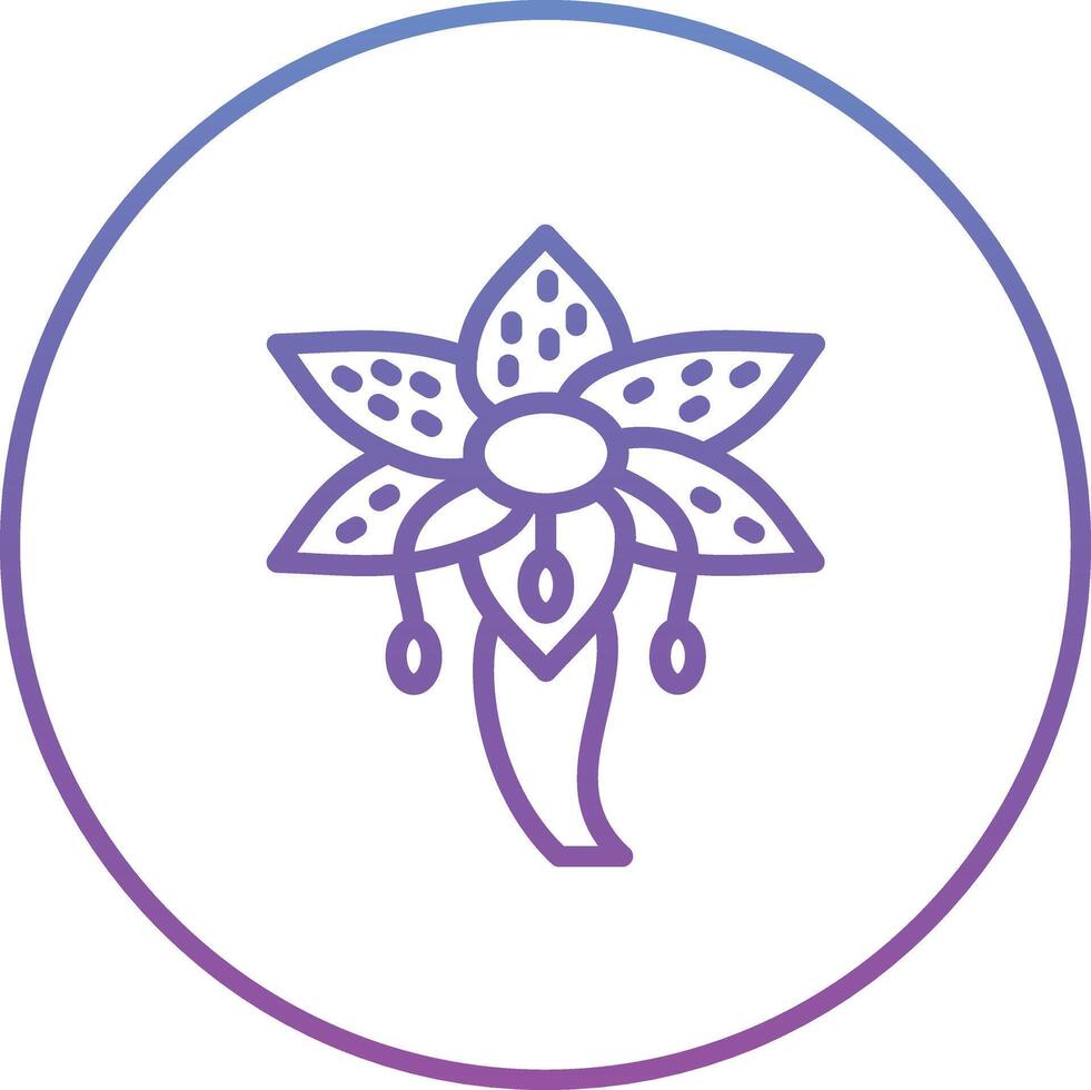 Tiger Lily Vector Icon