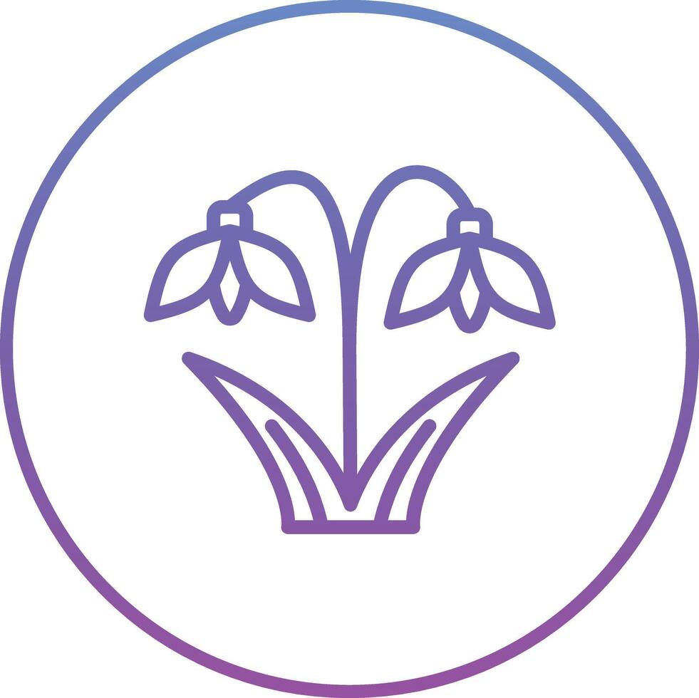 Snowdrop Vector Icon