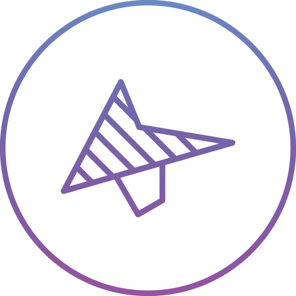 Glider Vector Icon