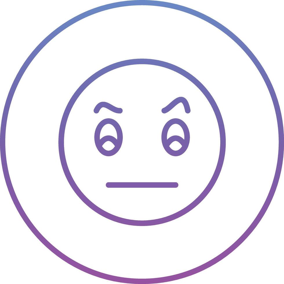 Face with Raised Eyebrow Vector Icon