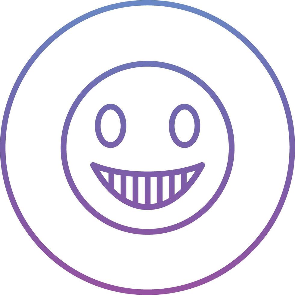 Grinning Face with Smiling Eyes Vector Icon