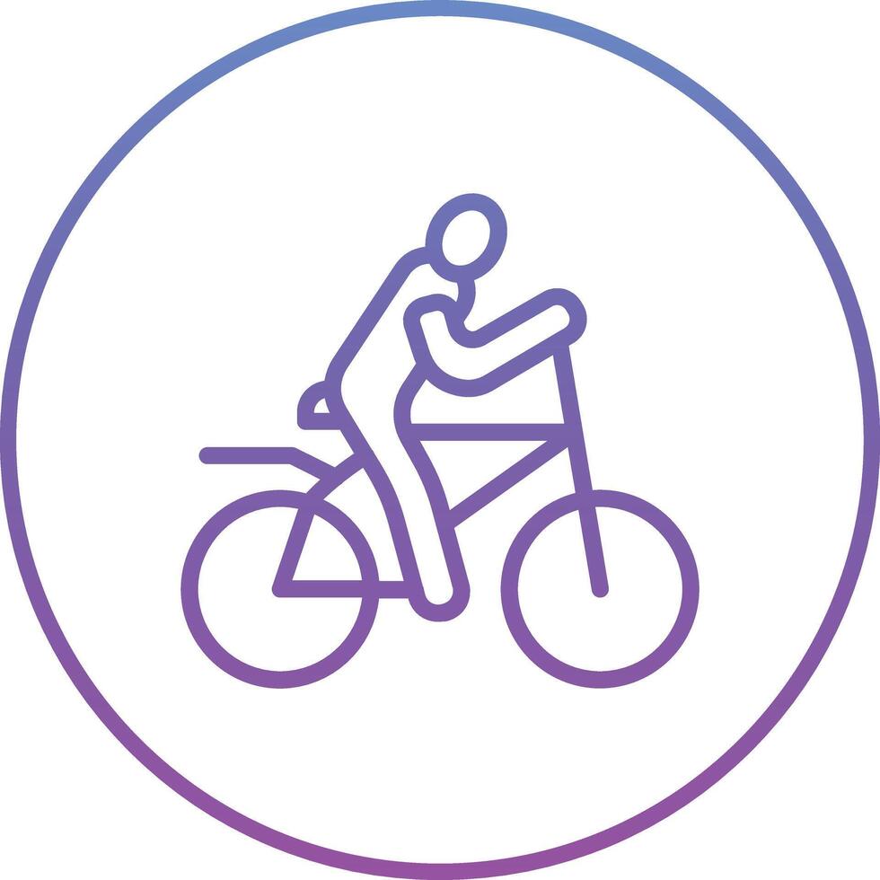 Cycling Vector Icon