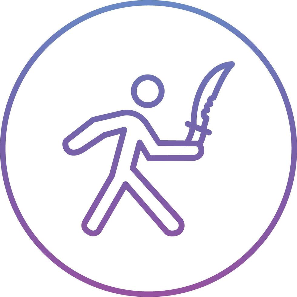 Sword Fighting Vector Icon