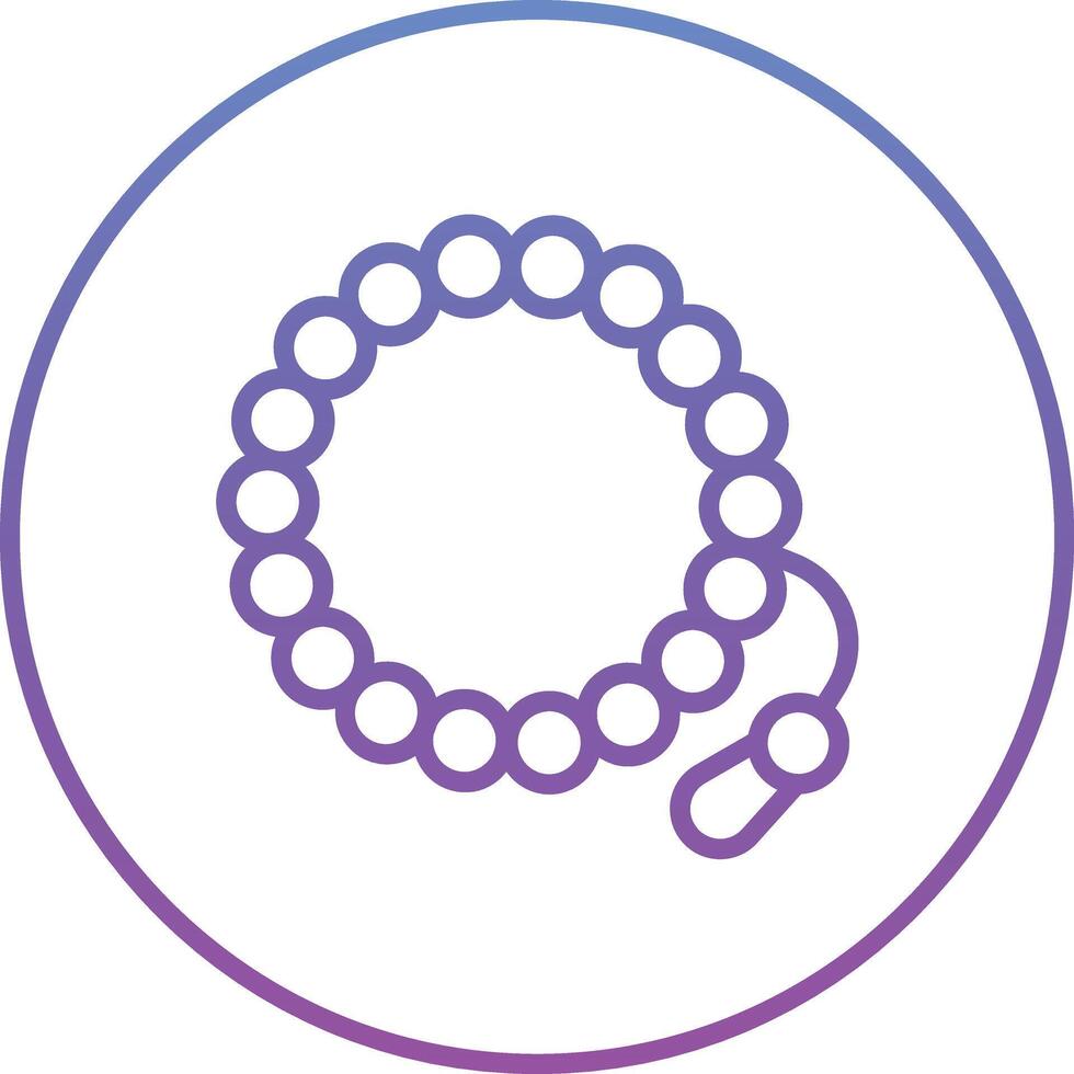 icono de vector de tasbih