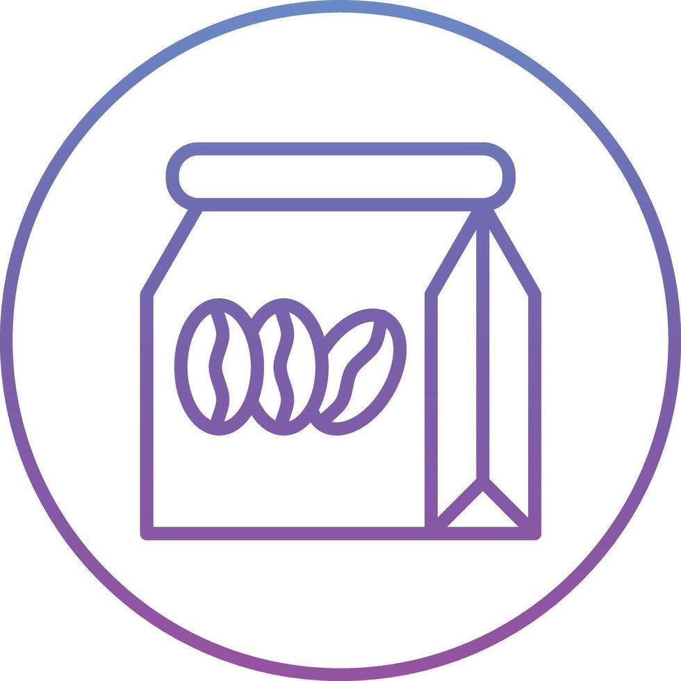 Coffee Bag Vector Icon