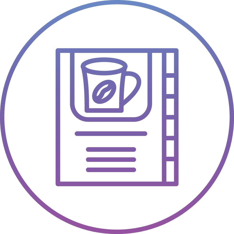 Coffee Card Vector Icon