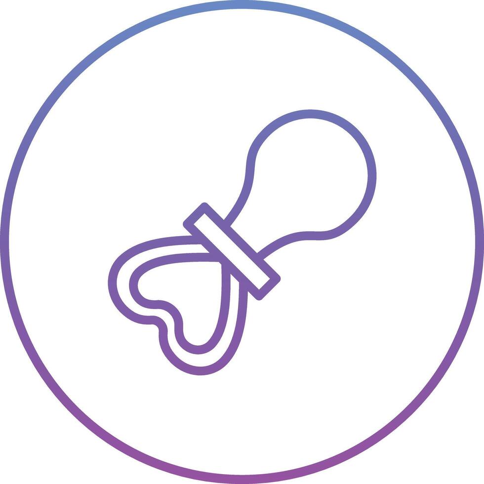 Pacifier Vector Icon