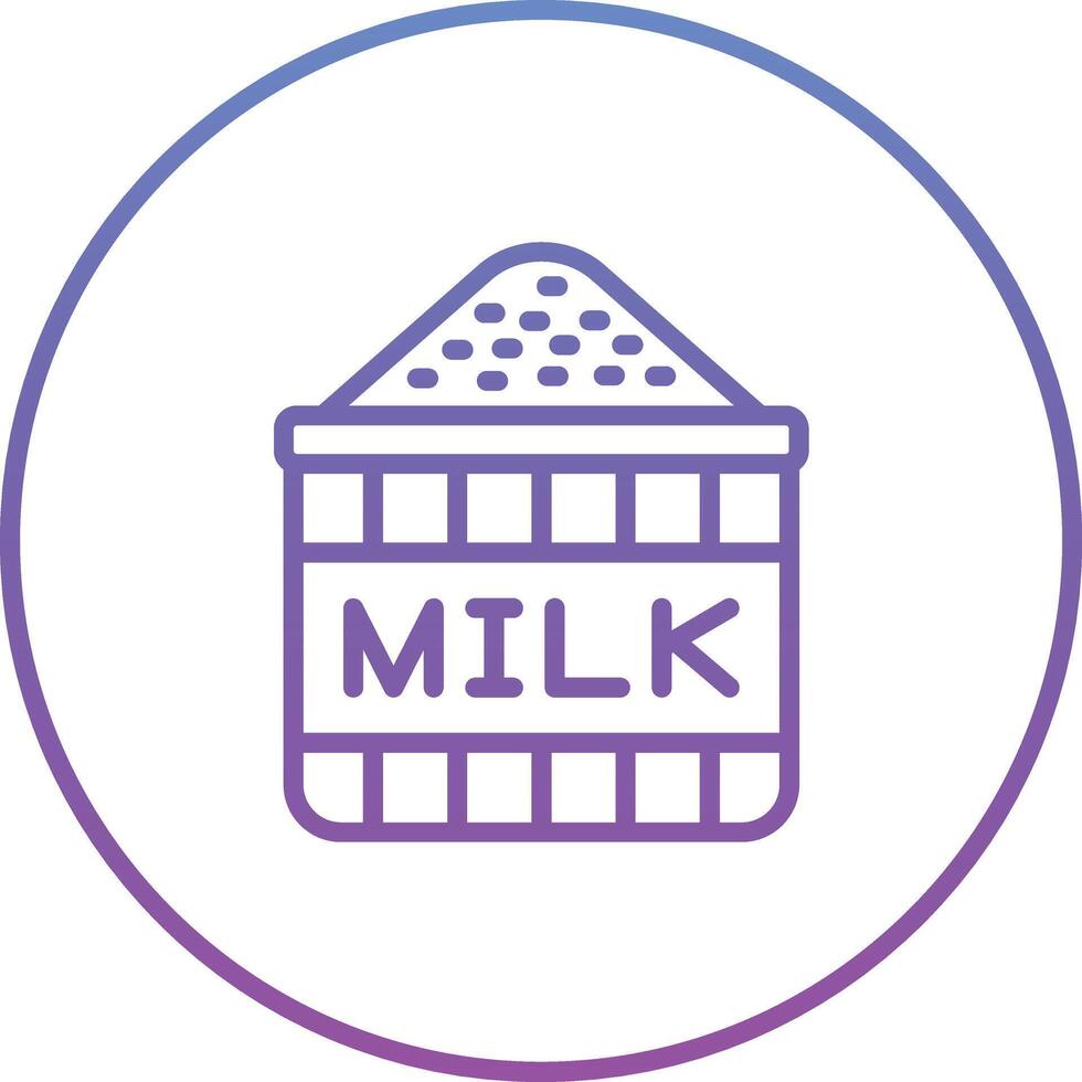 Milk Powder Vector Icon