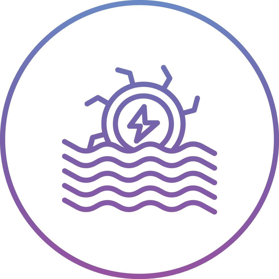 Hydro Power Vector Icon