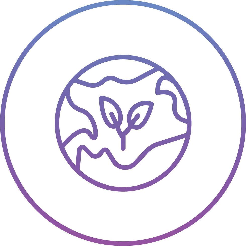 Eco Earth Vector Icon
