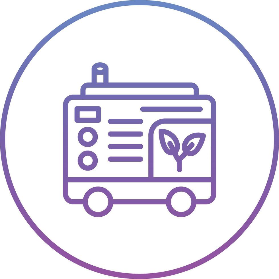 Eco Generator Vector Icon