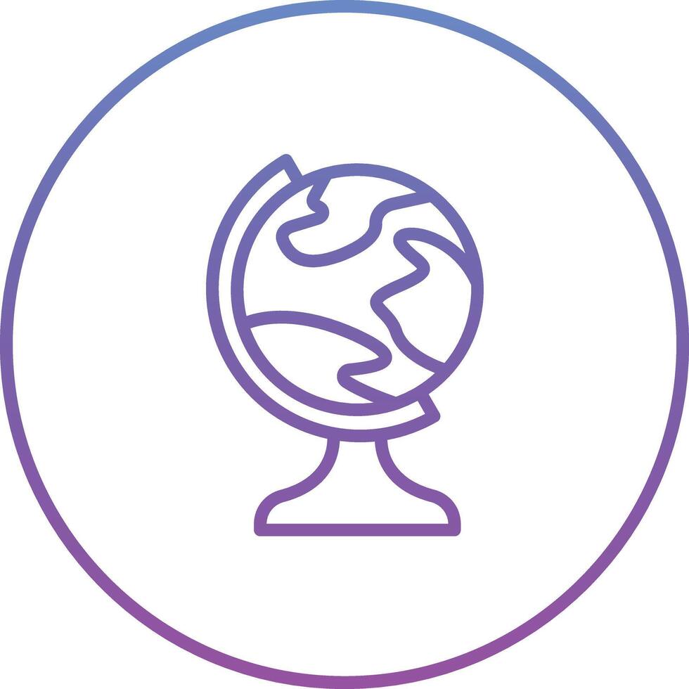 Globe Stand Vector Icon