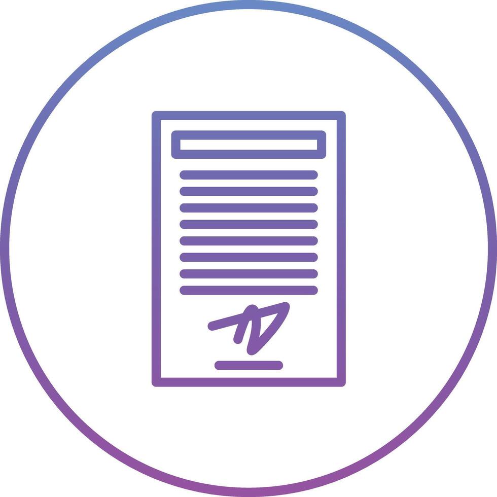 Contract Vector Icon
