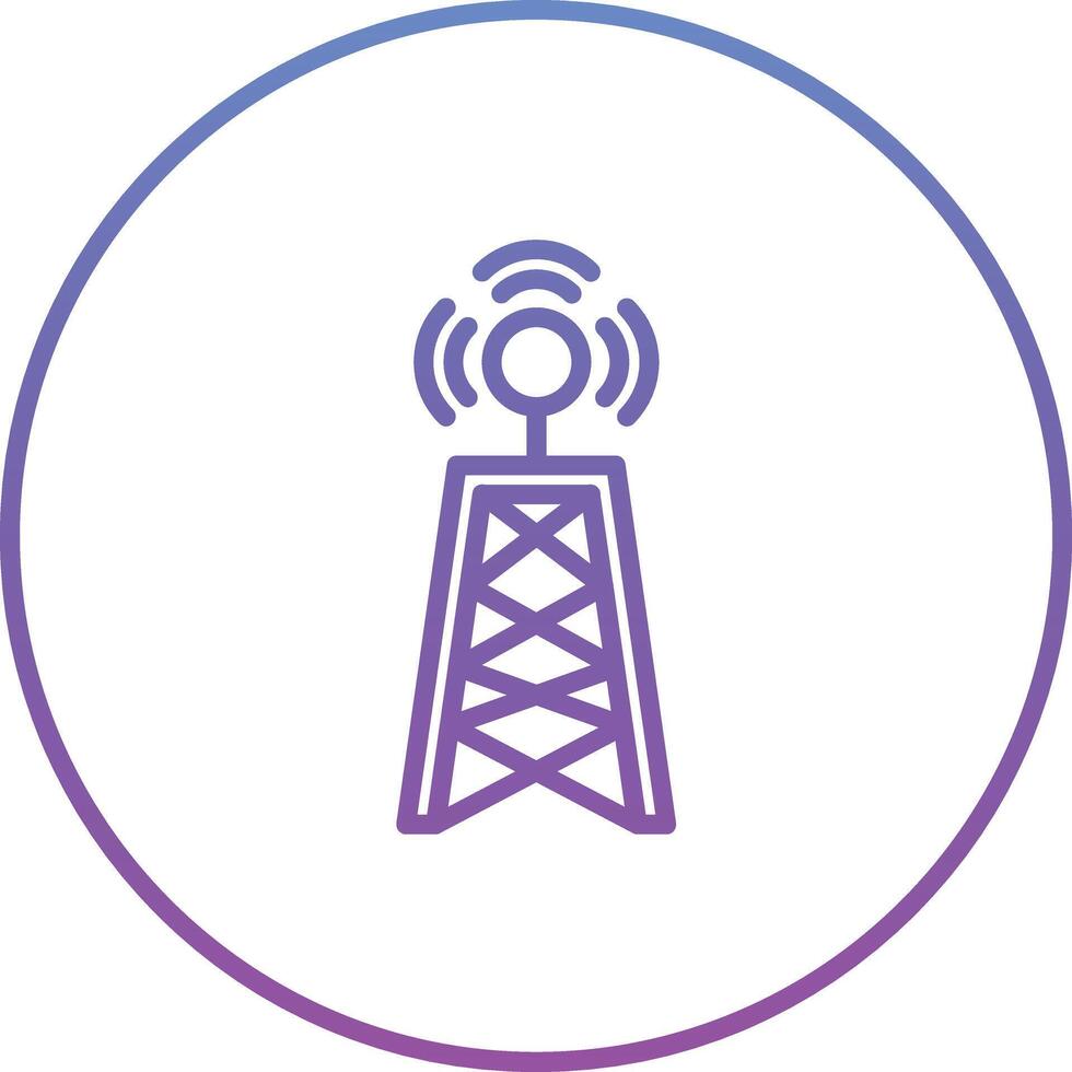 Broadcast Vector Icon