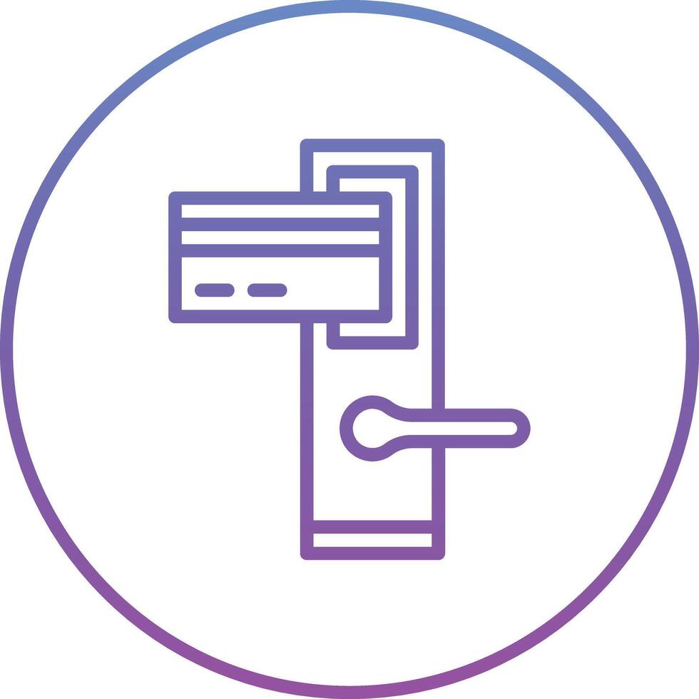 Smart Keycard Vector Icon