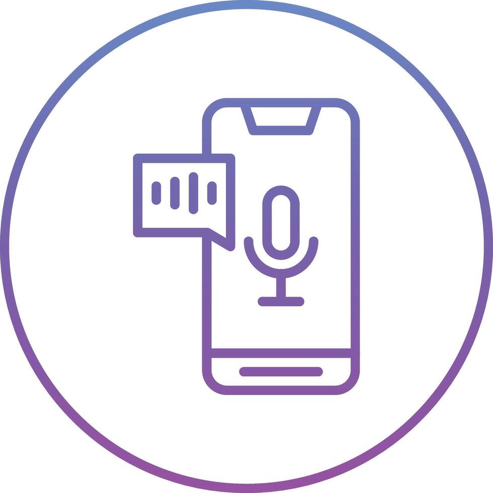Voice Assistant Vector Icon