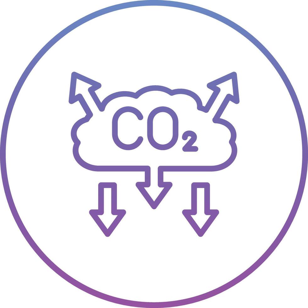 CO2 Pollution Vector Icon