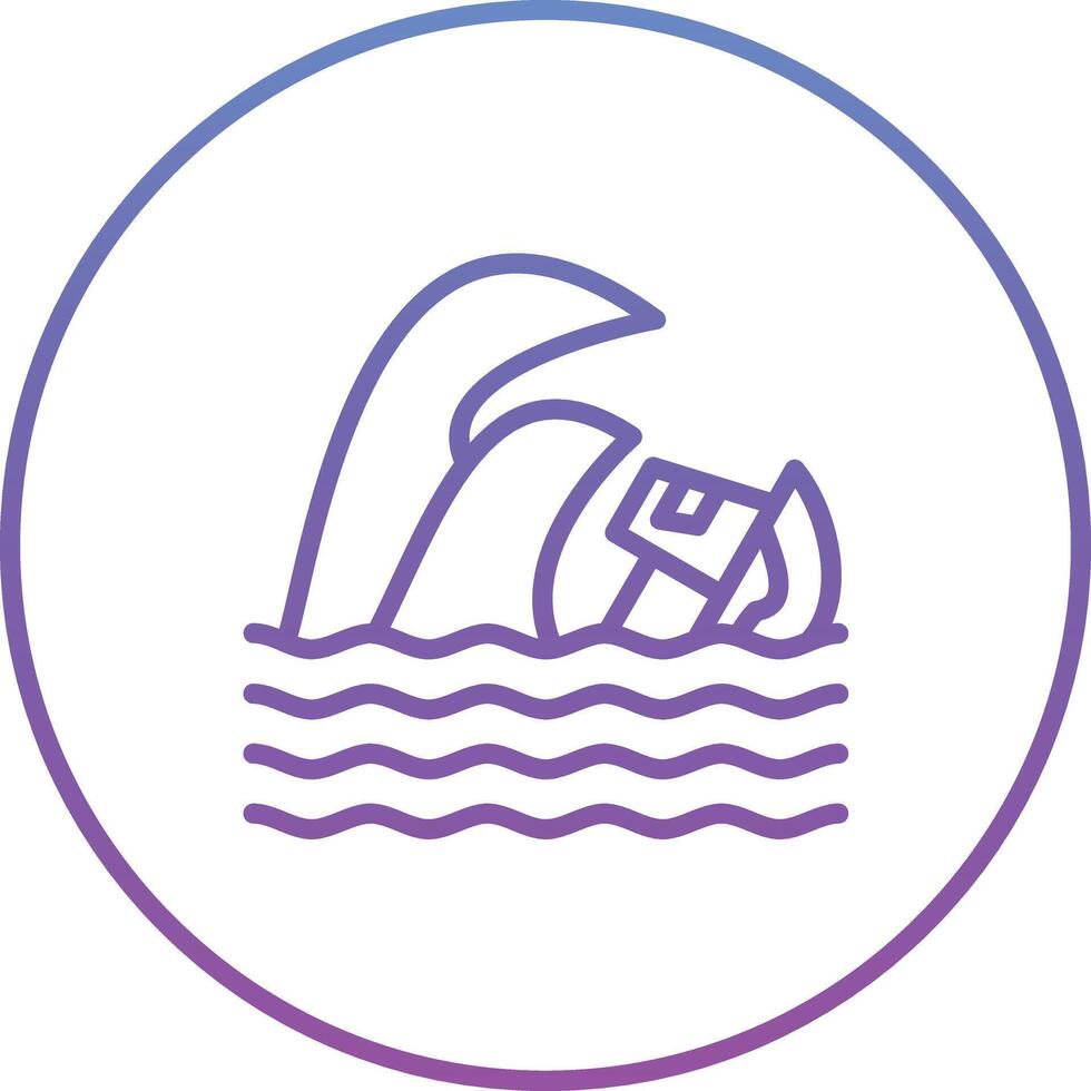 Tsunami Vector Icon