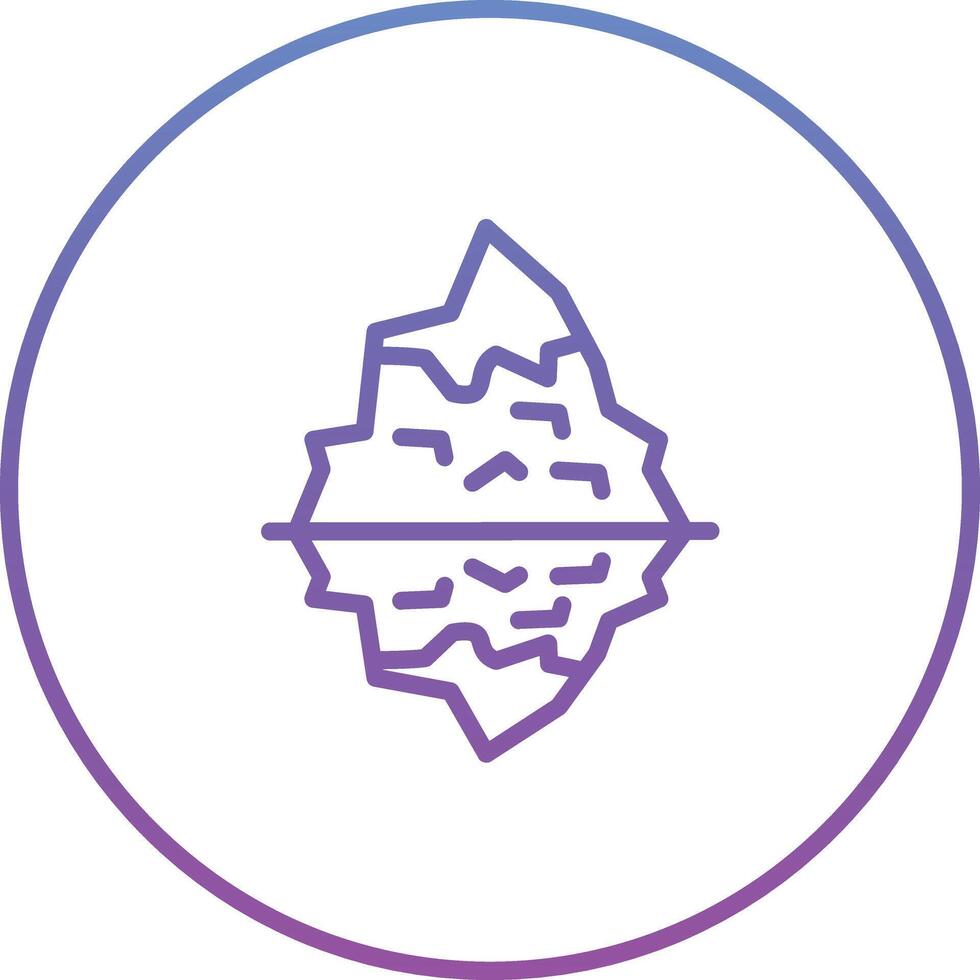 Glacier Vector Icon