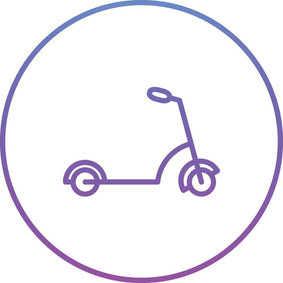 Kick Scooter Vector Icon
