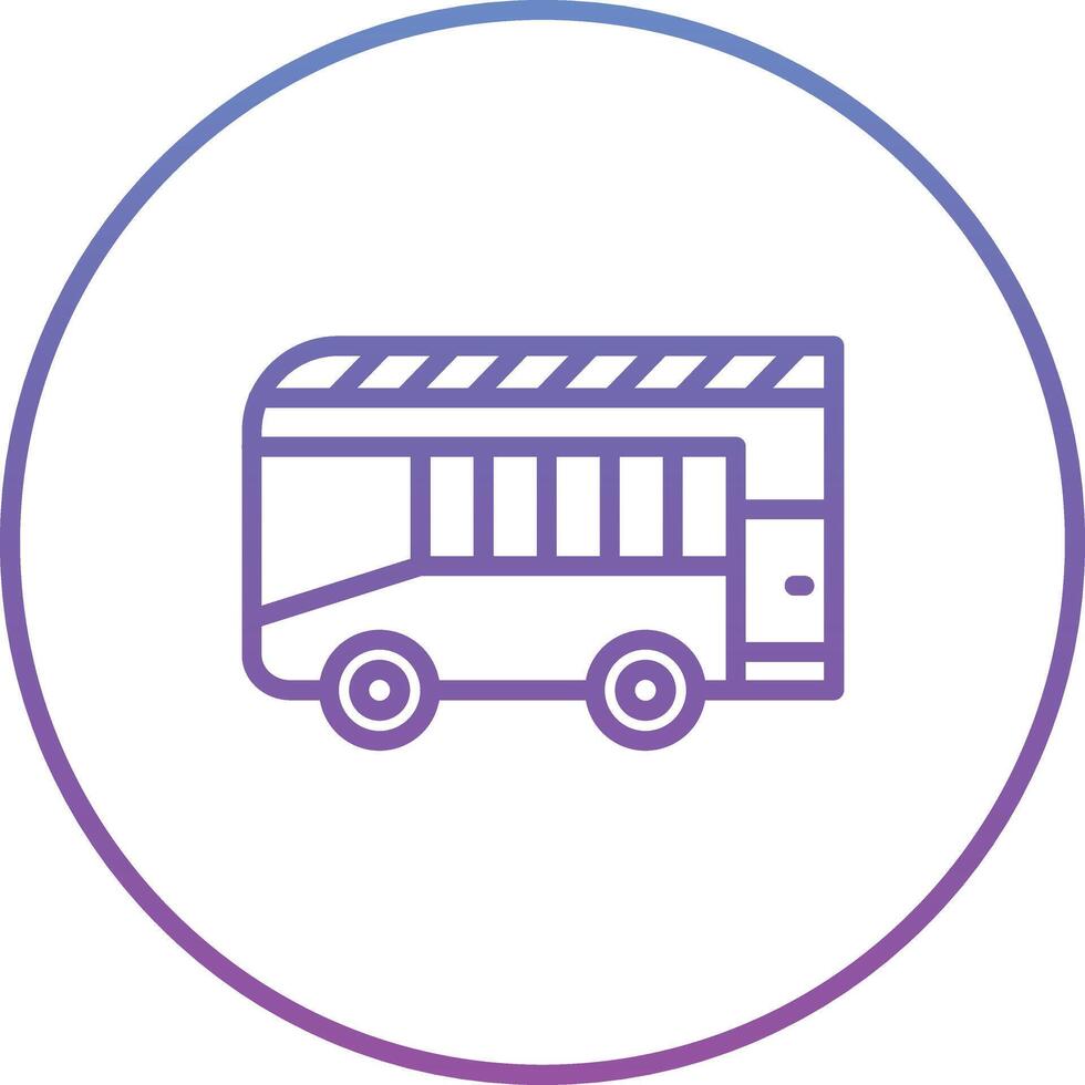 icono de vector de bus