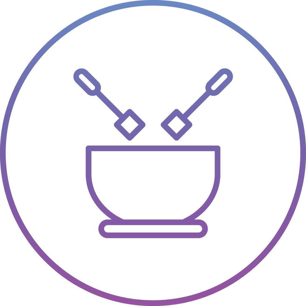 fondue vector icono