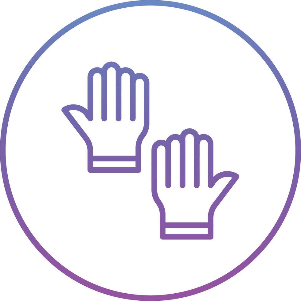 Cleaning Gloves Vector Icon