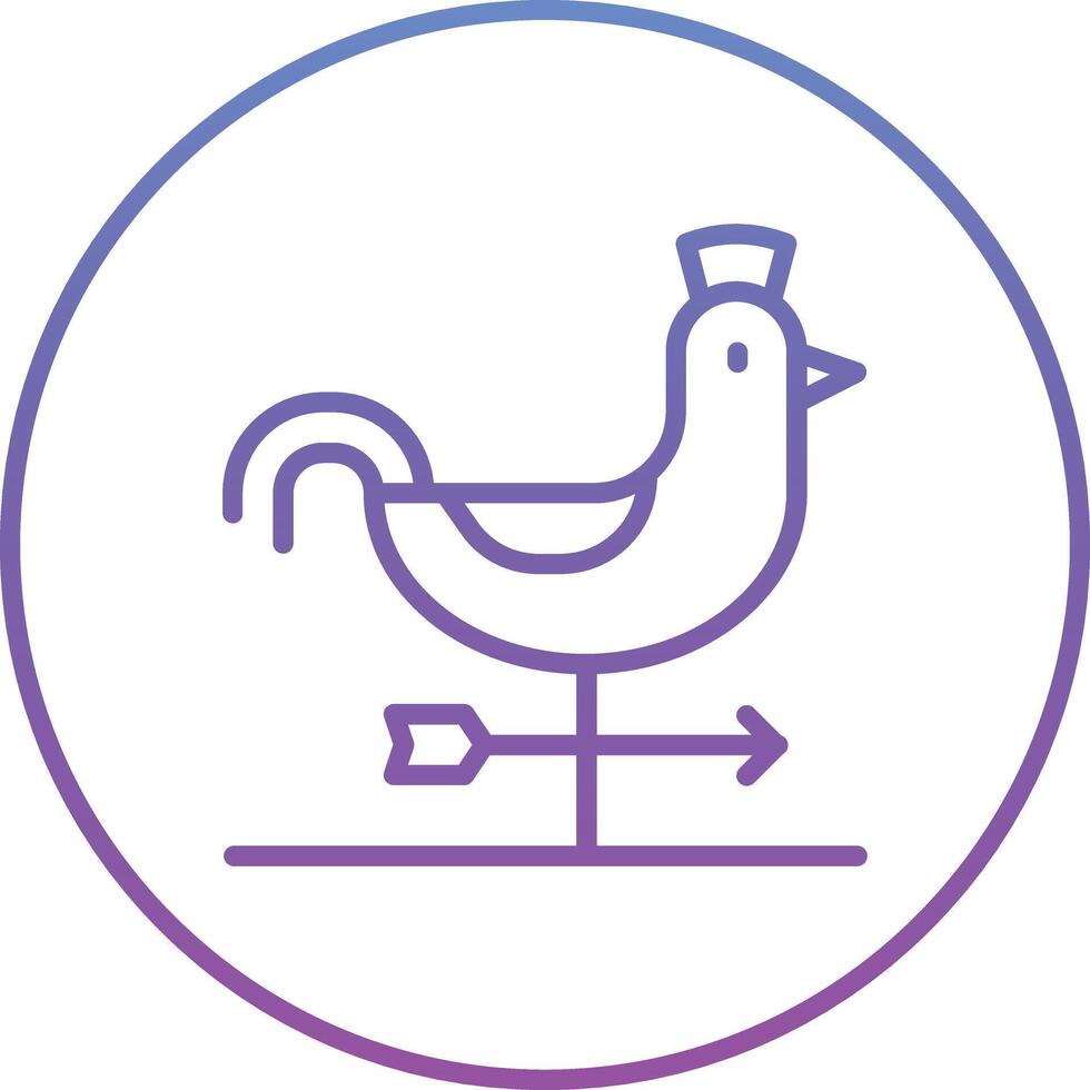 Weathercock Vector Icon