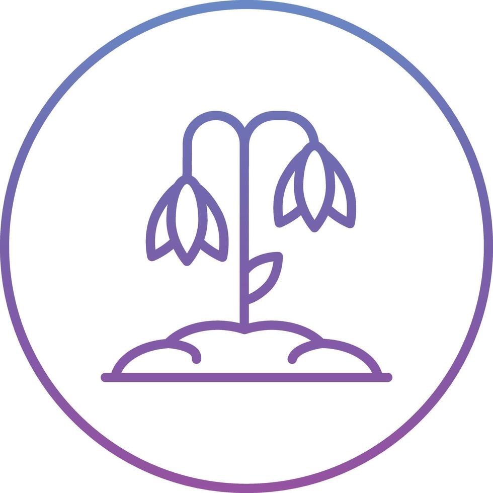 Snowdrop Vector Icon