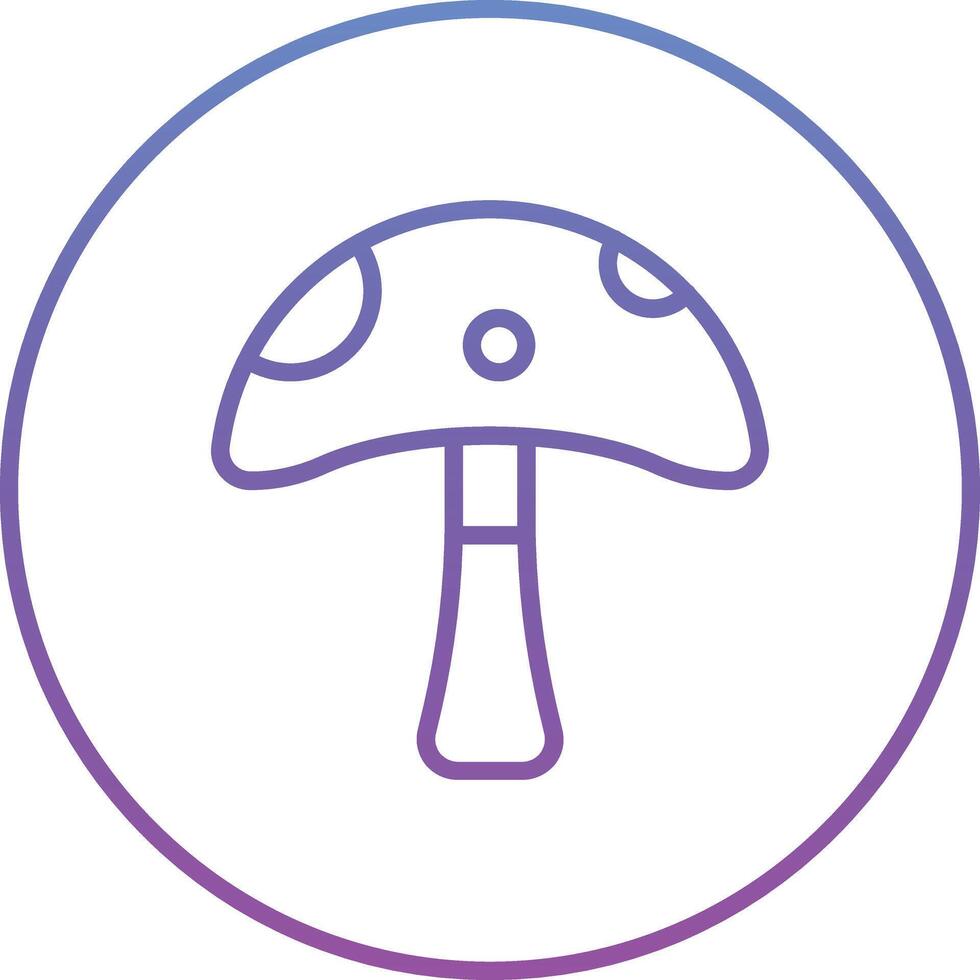 Spring Mushroom Vector Icon