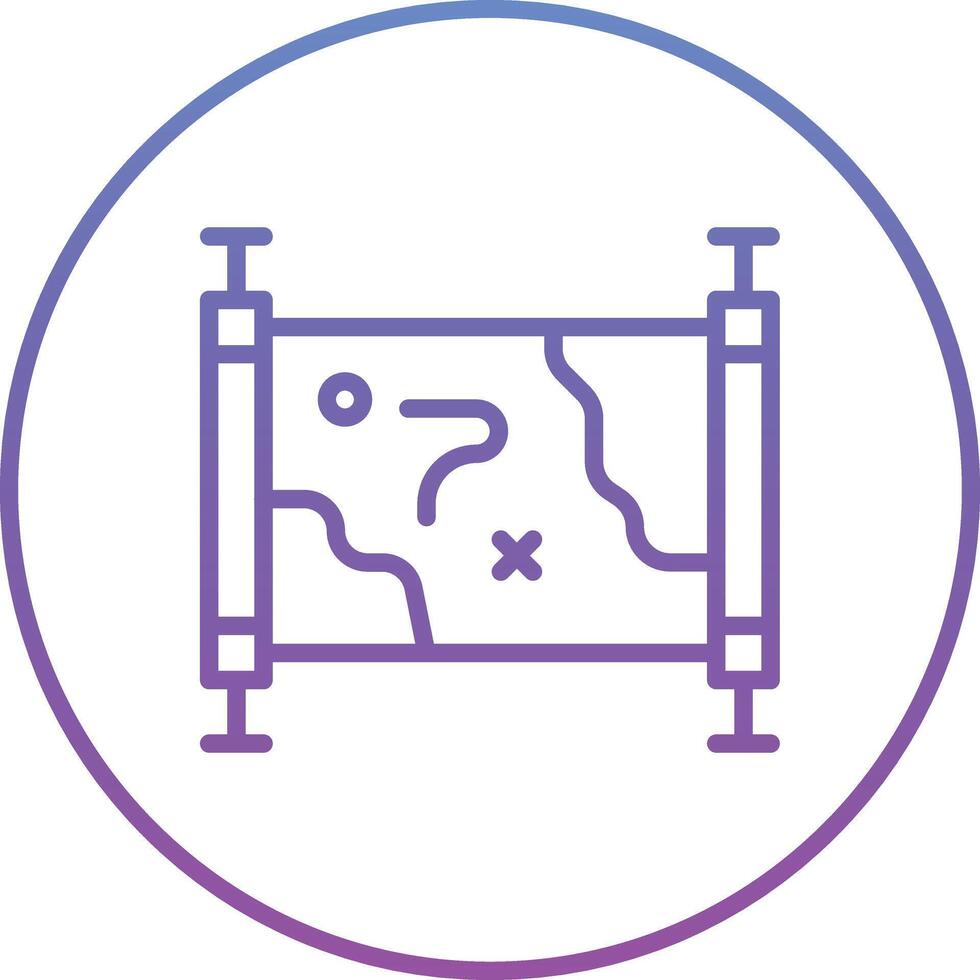 Army Map Vector Icon