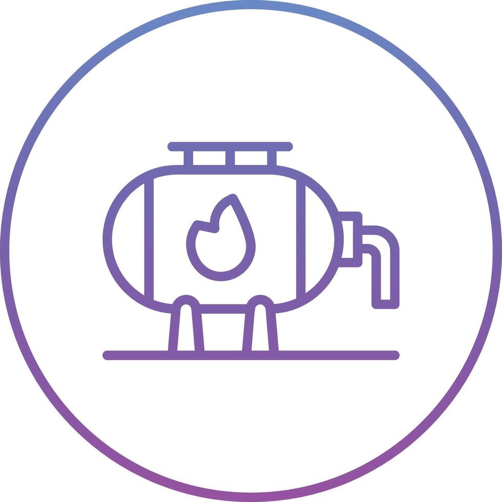 Gas Storage Vector Icon