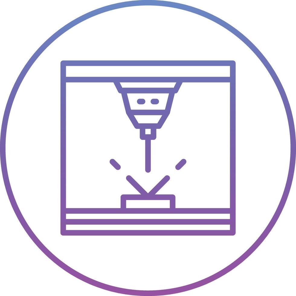 Plasma Laser Vector Icon