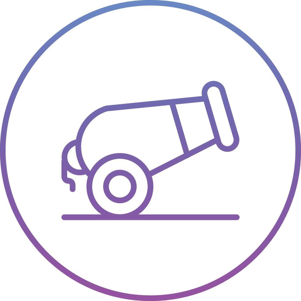 Pirate Cannon Vector Icon