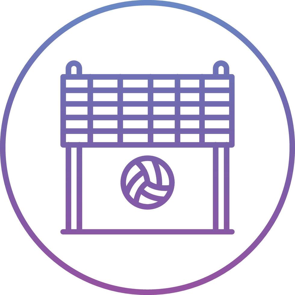 Volleyball Net Vector Icon