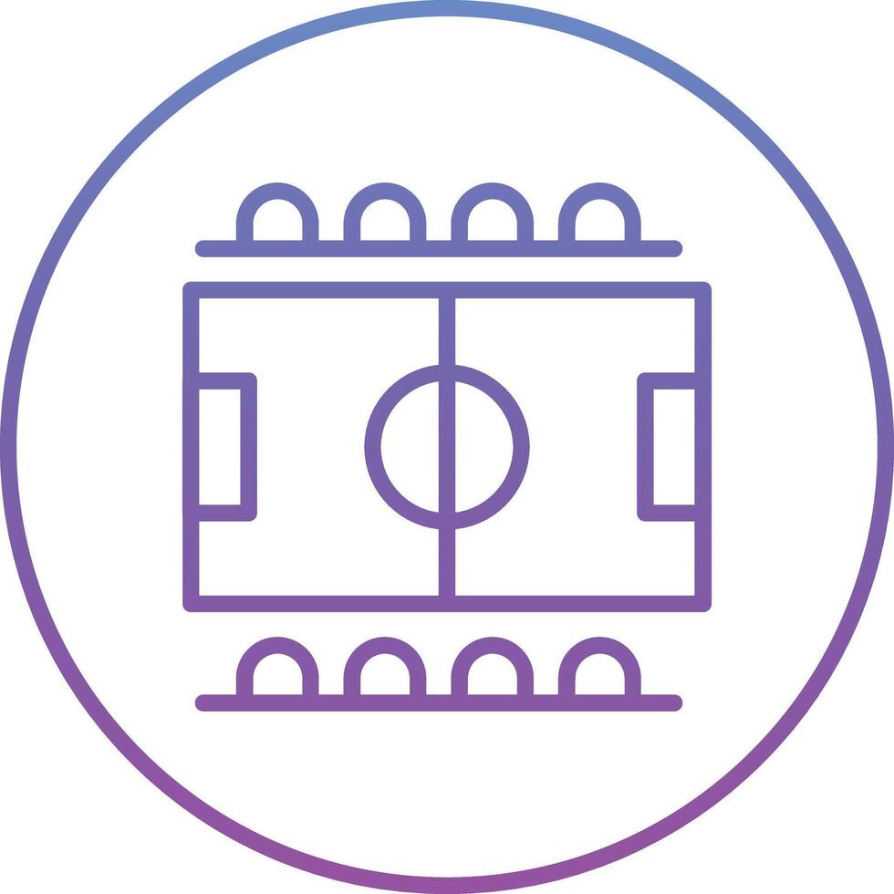 Football Field Vector Icon