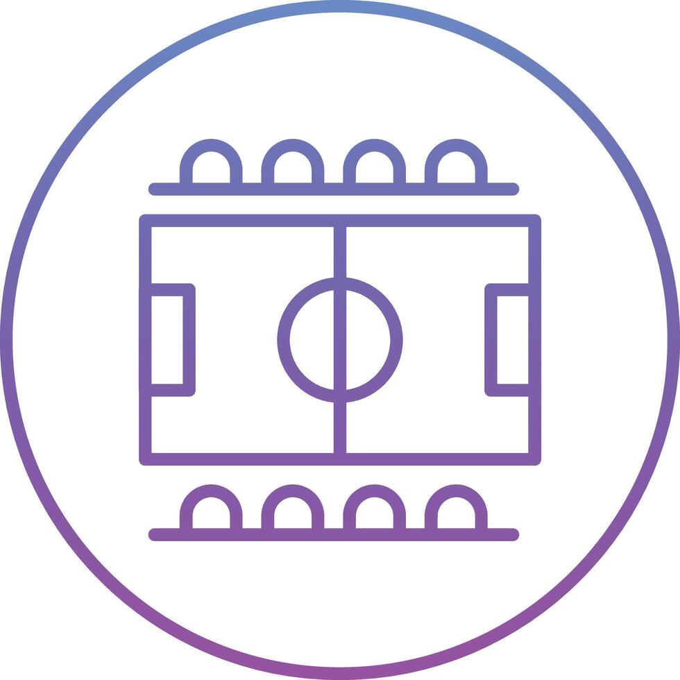 Football Field Vector Icon