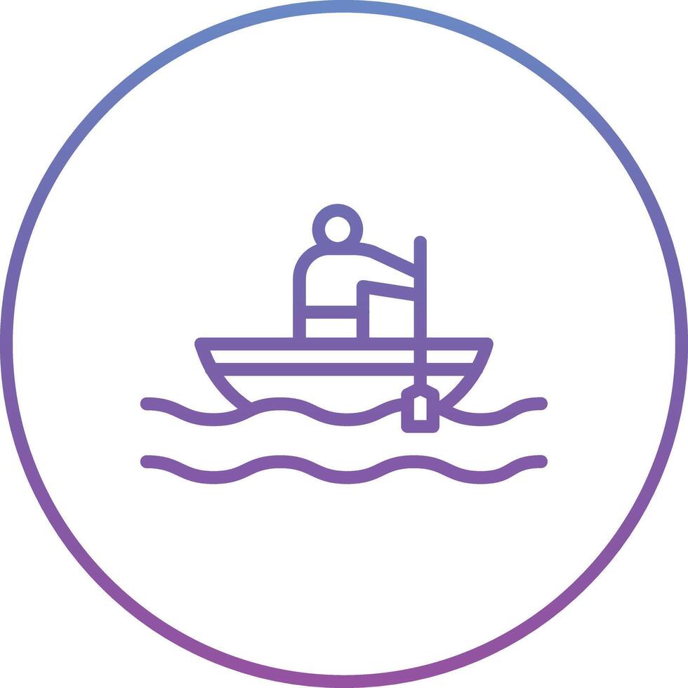 Rowing Vector Icon