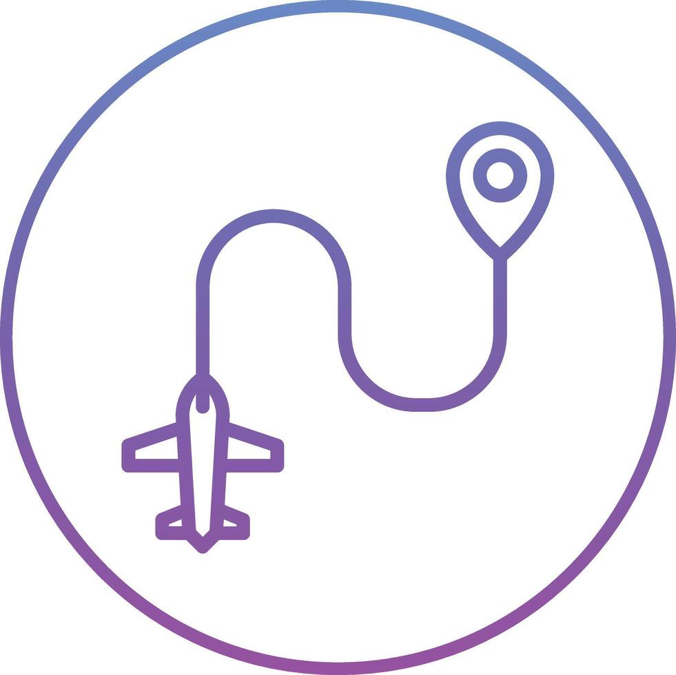 Flight Directions Vector Icon