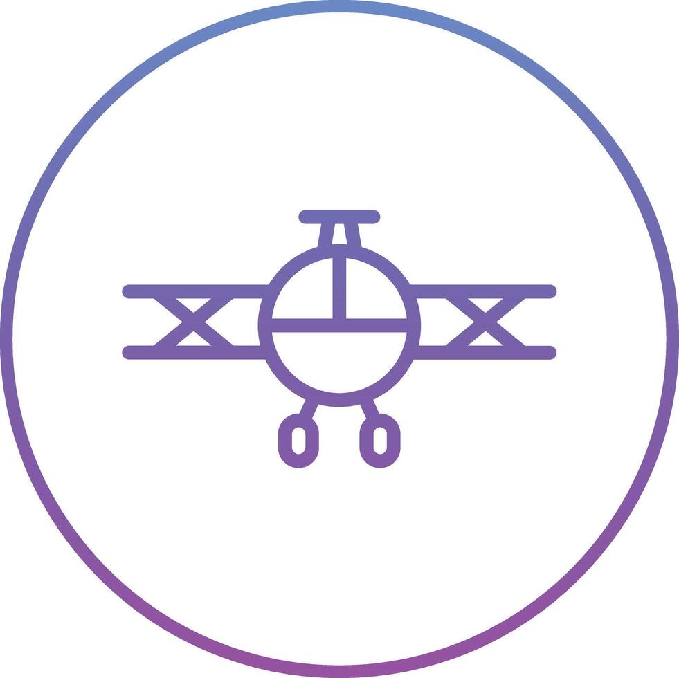 Biplane Vector Icon