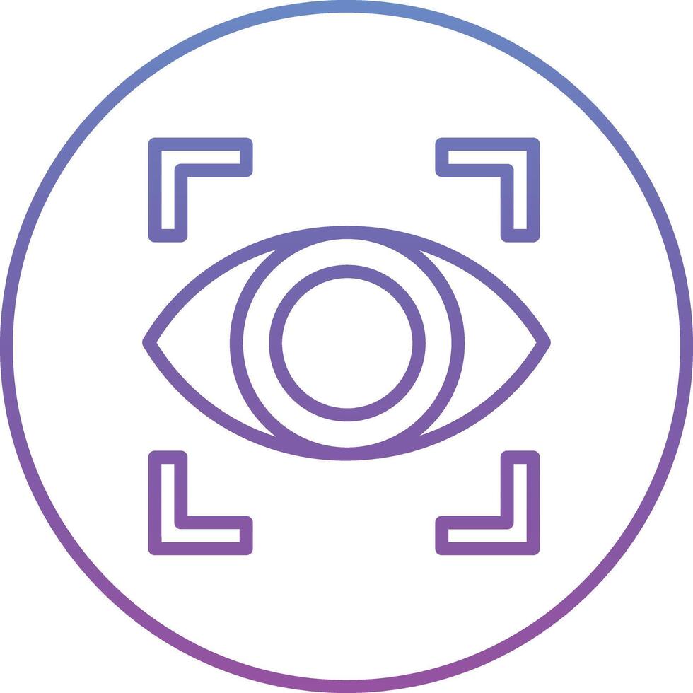 Eye Scanner Vector Icon