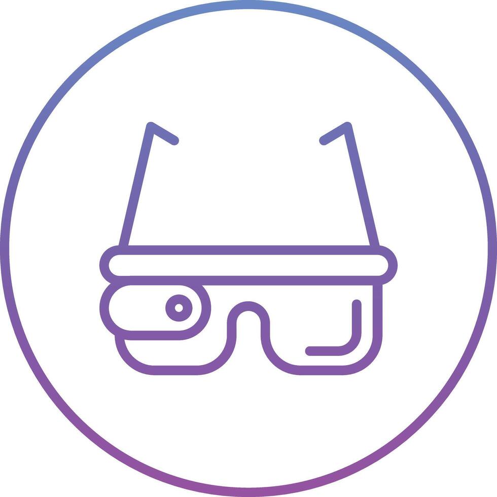 Smart Glasses Vector Icon