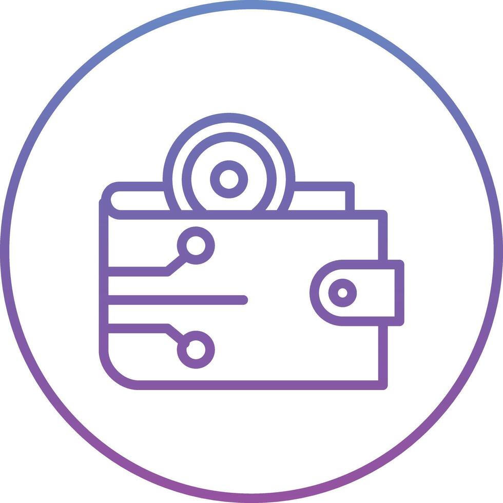 Digital Wallet Vector Icon