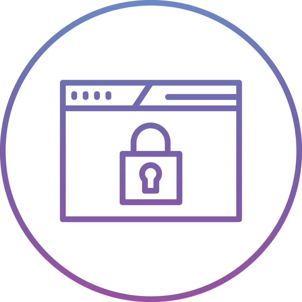 Website Security Vector Icon