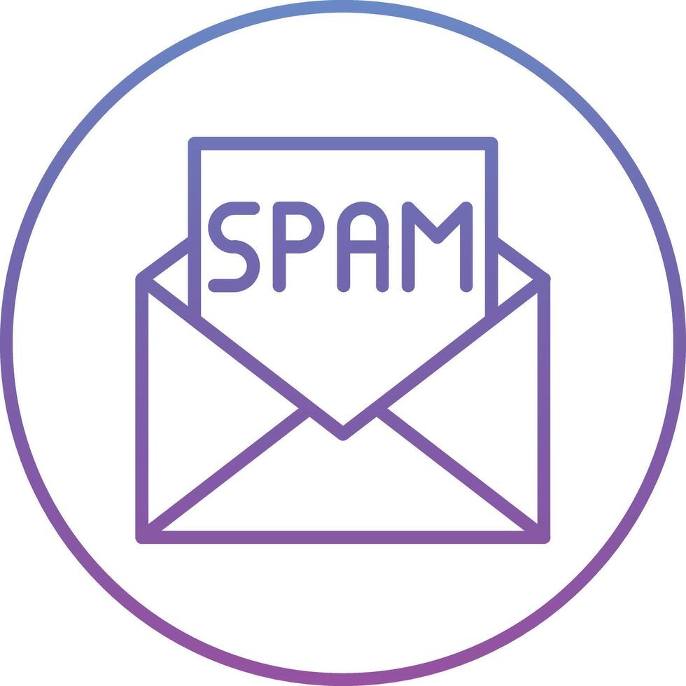 Spam Email Vector Icon
