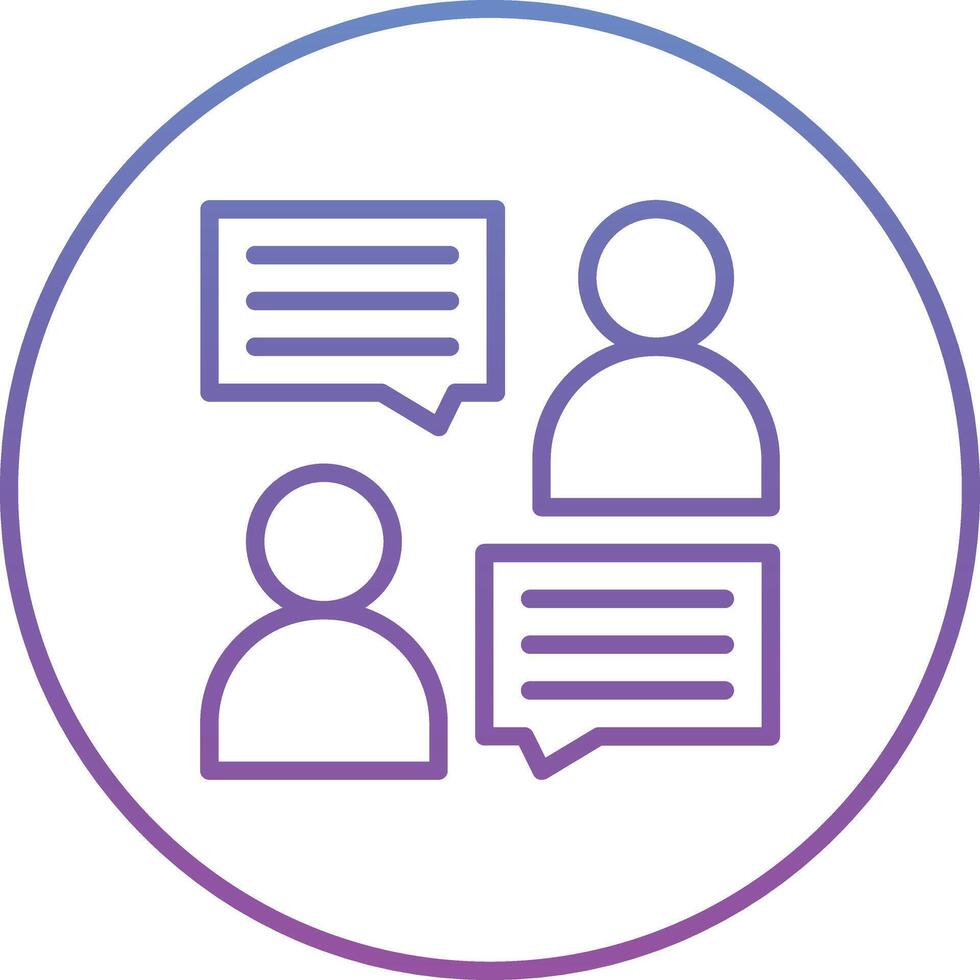 Interview Vector Icon