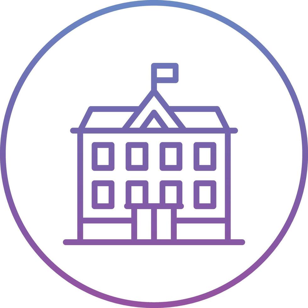 Embassy Vector Icon