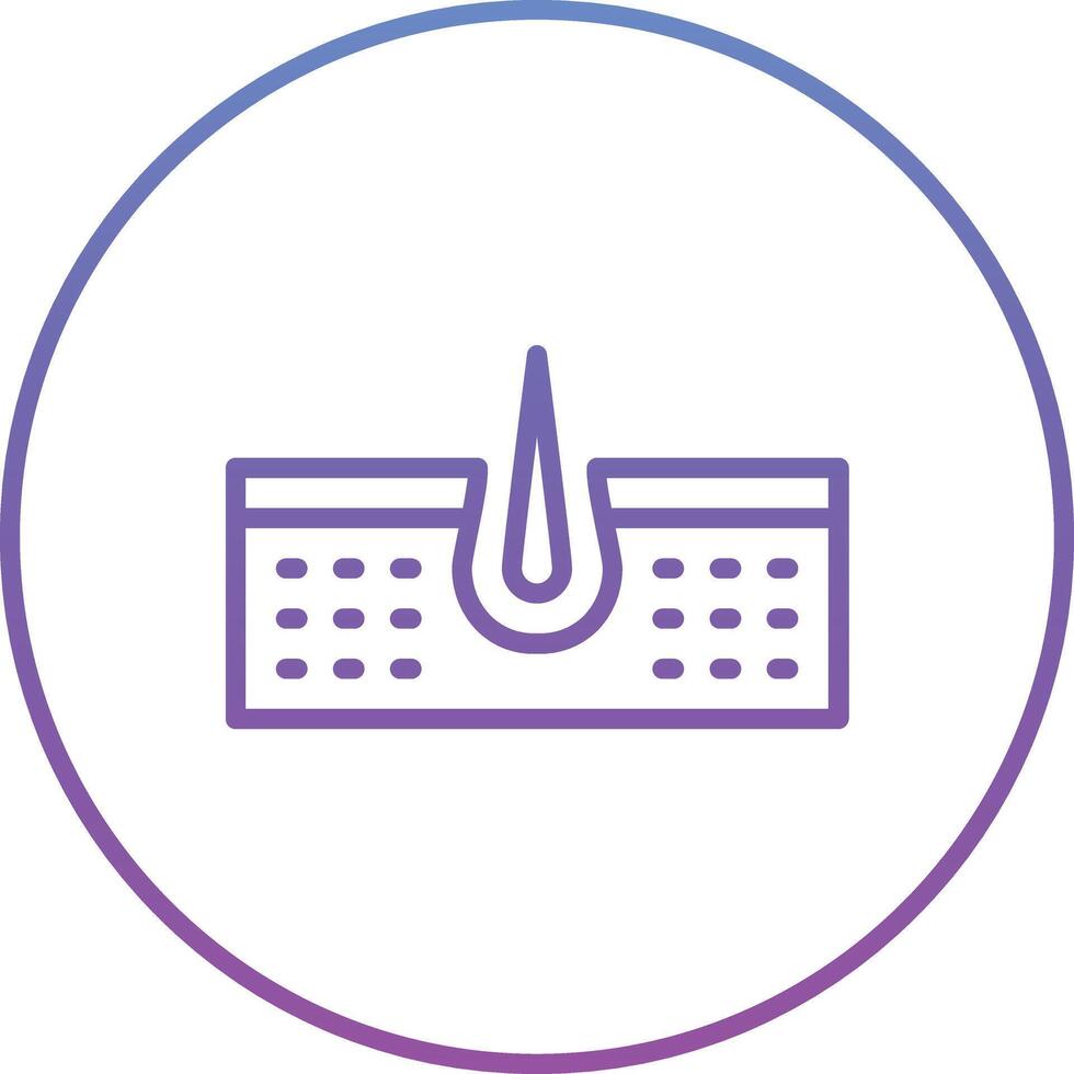 Skin Hair Vector Icon