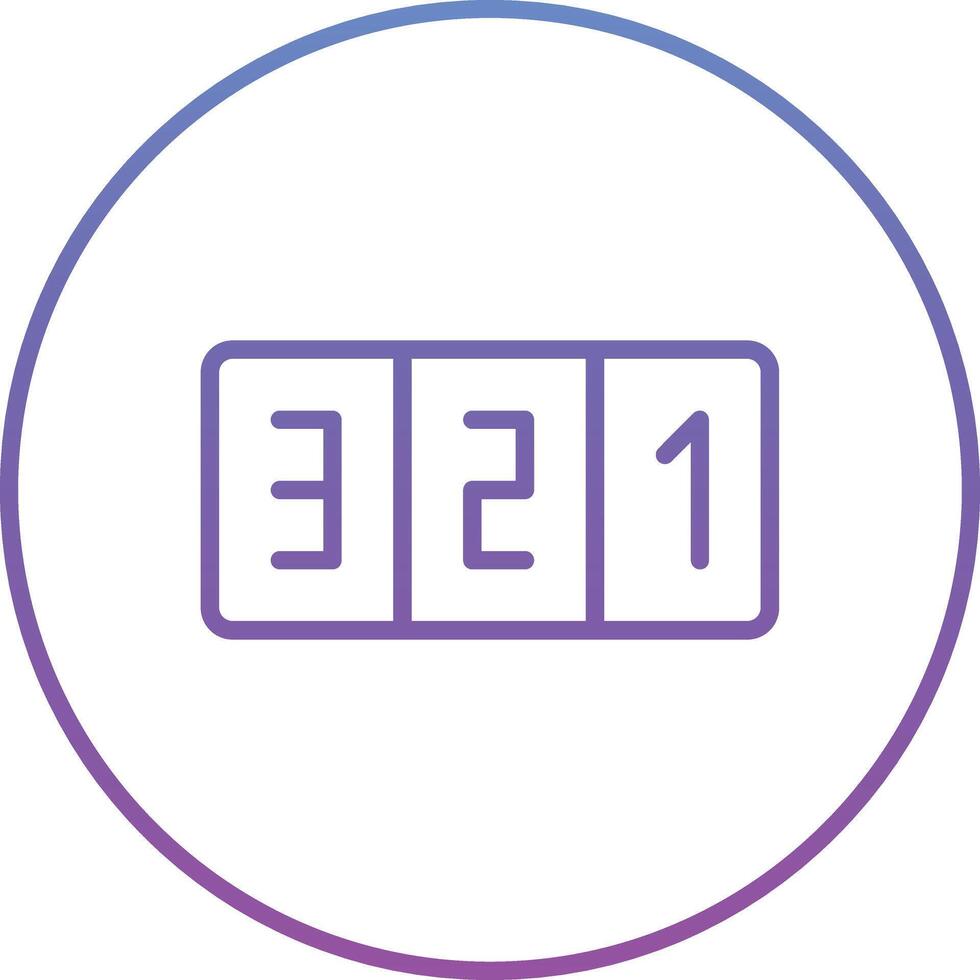 Countdown Vector Icon